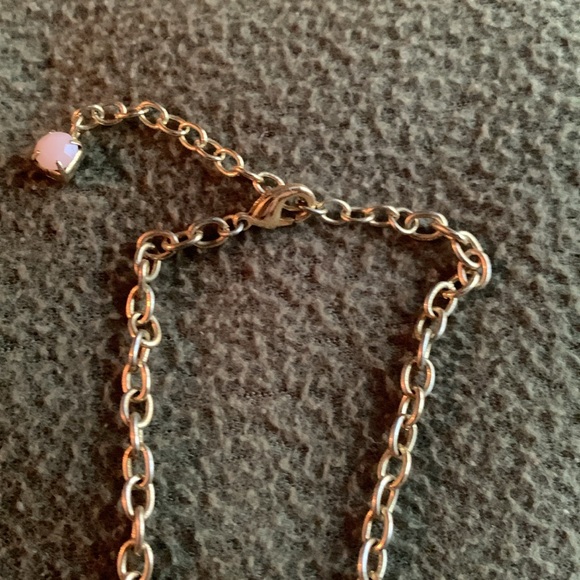 Gorgeous gold, pink and peach necklace, earring and bracelet set. - Picture 2 of 8